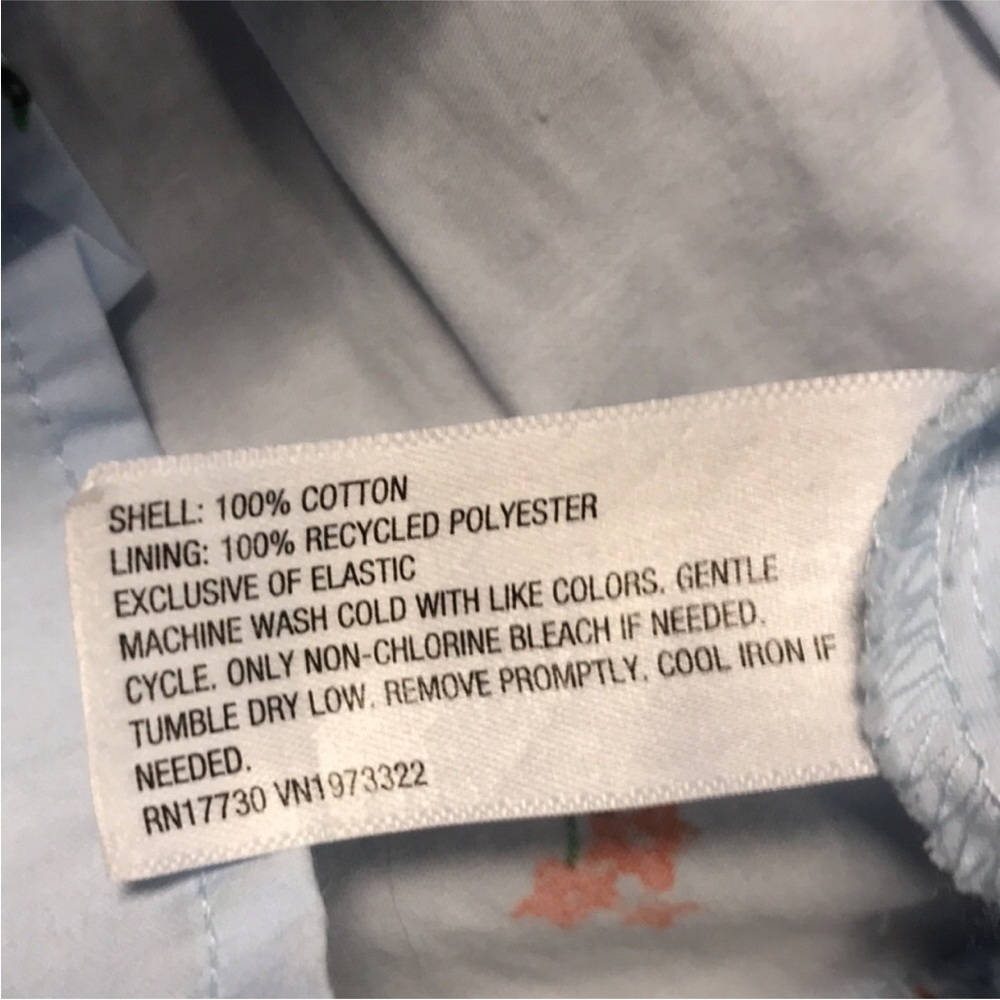 Wild Fable Woman’s Button Front Tiered Romper Light Blue Floral Sz XL | NWT - Picture 9 of 9